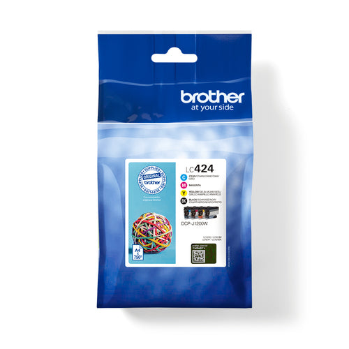Brother LC-424VAL ink cartridge 4 pc(s) Original Black, Cyan, Magenta, Yellow Brother LC-424VAL ink cartridge 4 pc(s) Original Black, Cyan, Magenta, Yellow